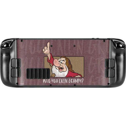 Disney Snow White Grumpy Steam Deck Handheld Gaming Computer Skin
